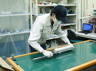 画像:検査工程の様子